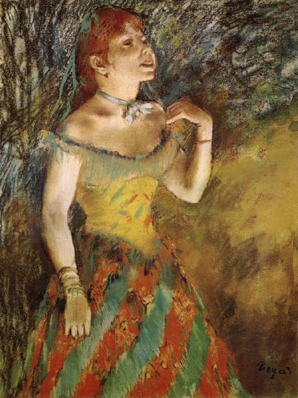 Edgar Degas New Singer